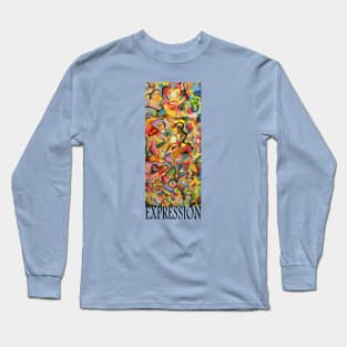 Expression Abstract Art Long Sleeve T-Shirt